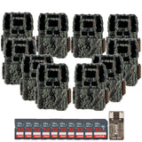 Browning Trail Camera Dark Ops Pro DCL NANO Trail Camera 10-Pack with Ten 32GB Cards and Reader
