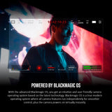 Blackmagic Design Pocket 4K Cinema Camera with Lumix G X Vario Power Zoom Lens (Black) Bundle