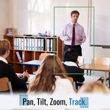 PTZOptics Move SE 20x 1080p Full HD Advanced PTZ Auto-Tracking Pan Tilt Zoom Camera (White) Bundle