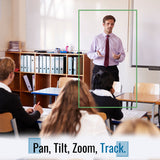 PTZOptics Move SE 20x 1080p Full HD Advanced PTZ Auto-Tracking Pan Tilt Zoom Camera (White) Bundle