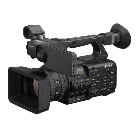 Sony video camera on a white background