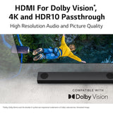 LG Soundbar with Dolby Atmos, 9.1.5 Channel, Meridian Audio Technology and HDMI 2.1 Input