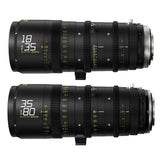 DZOFilm Catta FF 18 to 35mm and 35 to 80mm T2.9 Cine Zoom 2-Lens Bundle for Sony E Camera (Black)