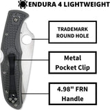 Spyderco Folding Knife Endura 4 (Open Box)