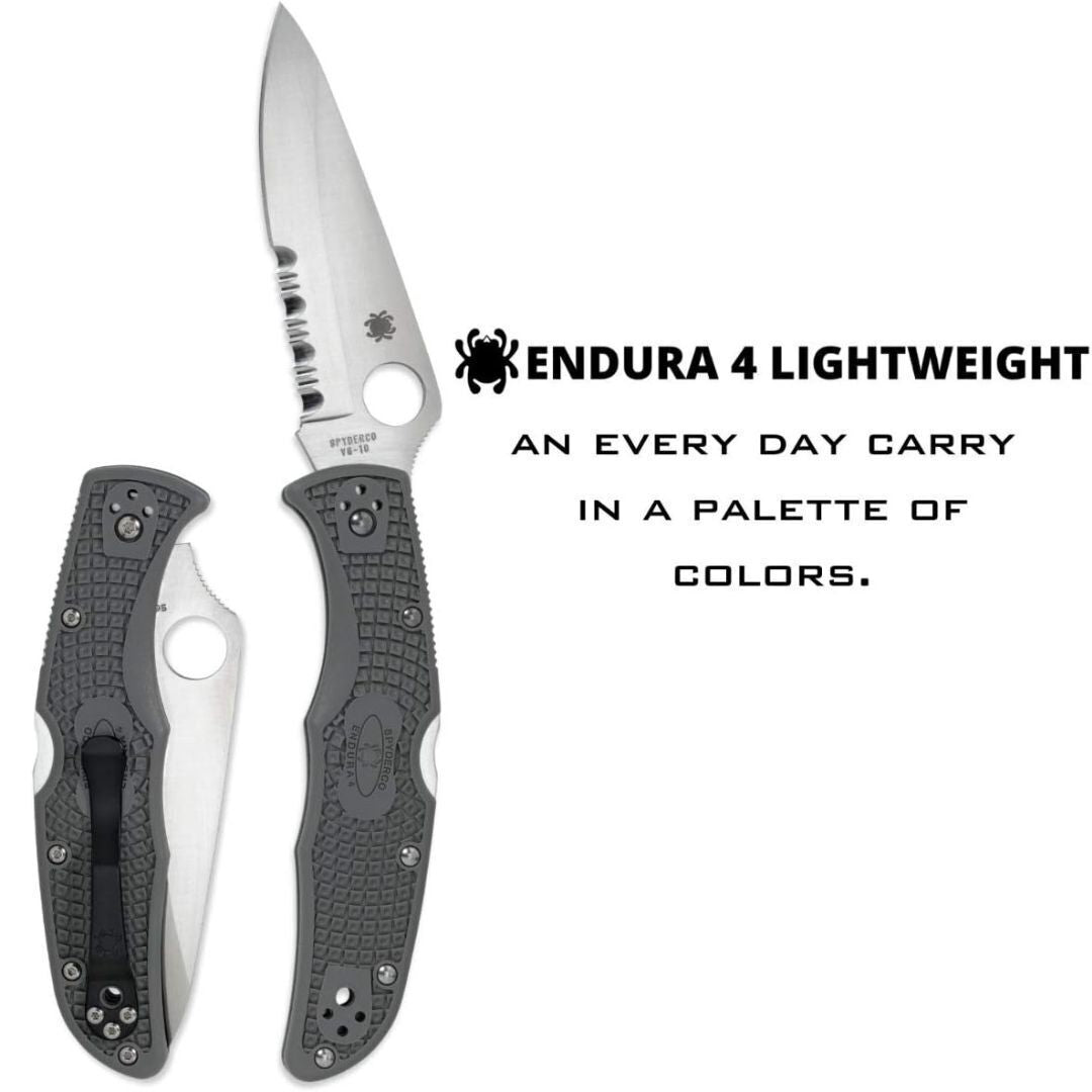 Spyderco Folding Knife Endura 4 (Open Box)