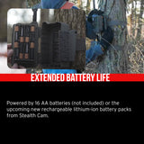 Stealth Cam Flashback White Flash Cellular Trail Camera 2-Pack with Two 32GB Cards and Card Reader