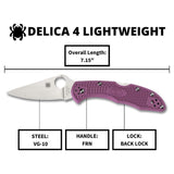 Spyderco Folding Knife Delica 4