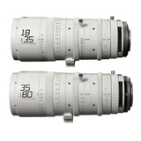 DZOFilm Catta FF 18 to 35mm and 35 to 80mm T2.9 Cine Zoom 2-Lens Bundle for Sony E Camera (White)