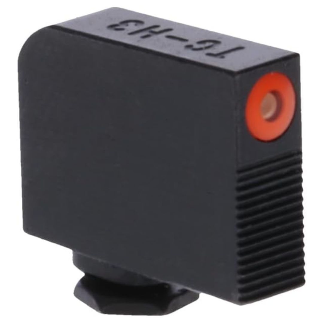 TruGlo Tritium Pro Glock 42 and 43 MOS Handgun Sights with Front Sight Focus Lock Ring (Orange Ring)