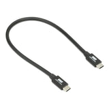 OWC 11.8-Inch Thunderbolt 4 and USB-C Cable with 40 GBPS Data Transfer (Black)