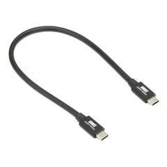 OWC 11.8-Inch Thunderbolt 4 and USB-C Cable with 40 GBPS Data Transfer (Black)