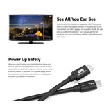 OWC 28-Inch Thunderbolt 4 and USB-C Cable with 40 GBPS Data Transfer and 240W Power Charging (Black)
