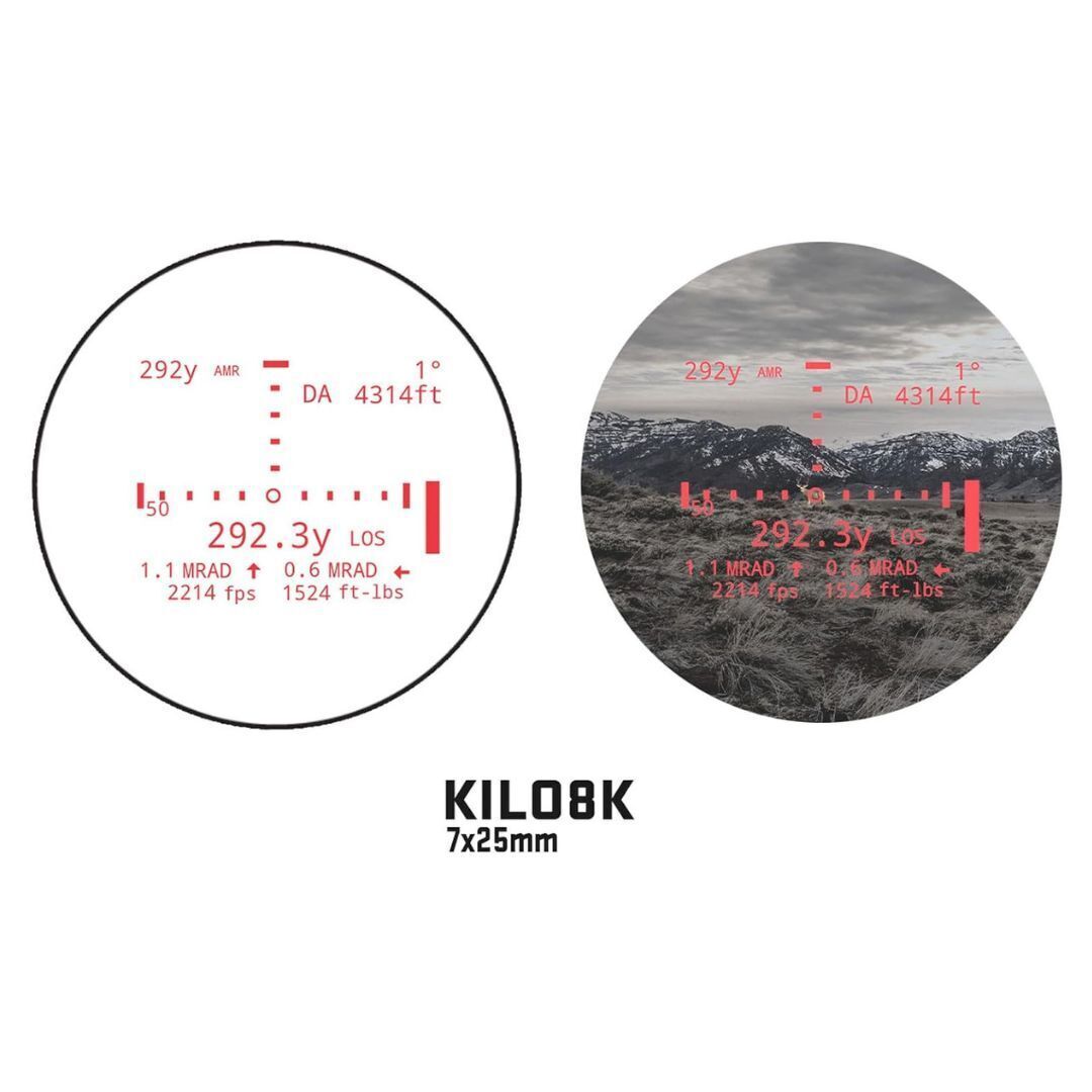 SIG SAUER KILO8K-ABS 7x25mm Rangefinding Monocular with Ballistic Data Exchange (Flat Dark Earth)