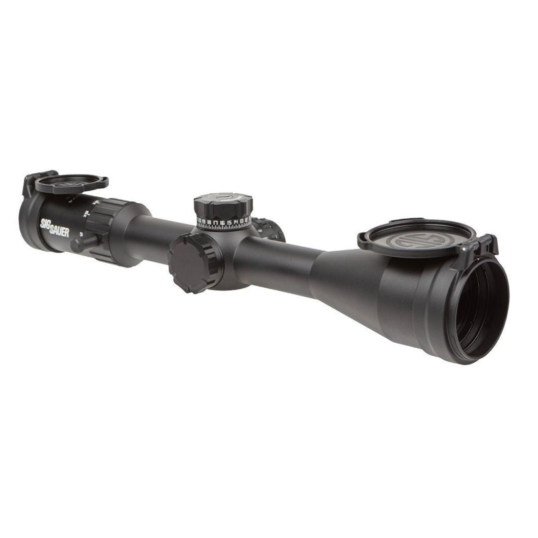 SIG SAUER WHISKEY4 5-20x50mm Waterproof Fogproof Riflescope with Zero-Stop Elevation Turret (Black)