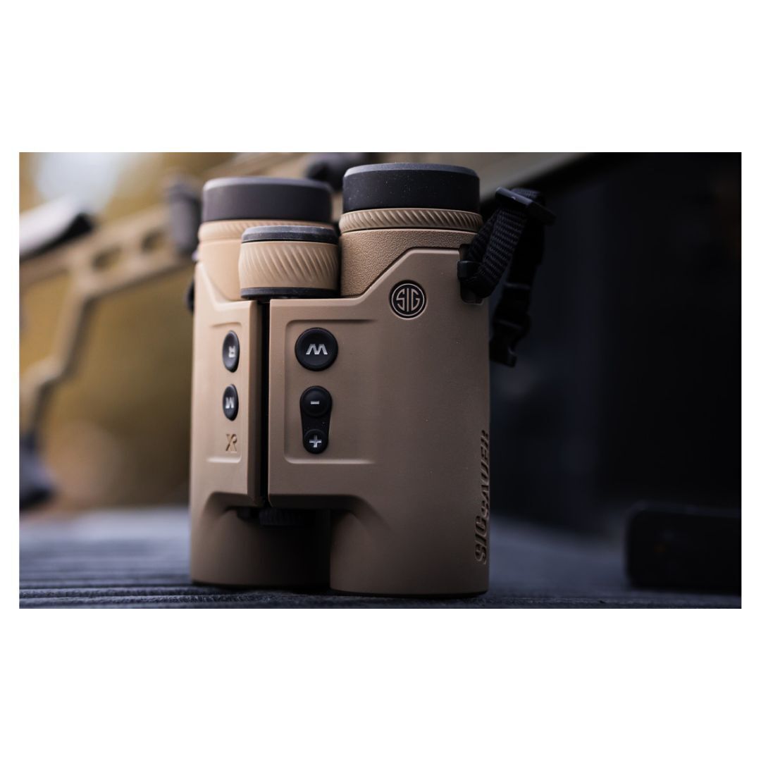 SIG SAUER KILO10K-ABS HD Gen II 10x42mm Rangefinding Binocular with Ballistic Data Exchange (Tan)