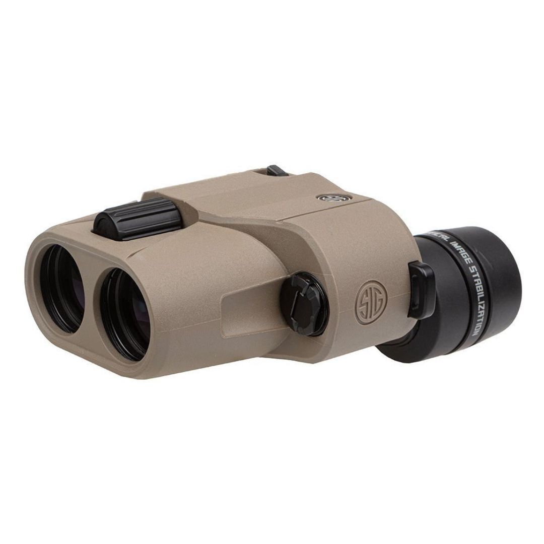 SIG SAUER Zulu6 HDX OIS 12X42mm Waterproof Fog-Proof Portable Roof Prism Binocular (Flat Dark Earth)