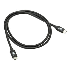OWC 39-Inch Thunderbolt 4 and USB-C Cable with 40 GBPS Data Transfer and 240W Power Charging (Black)
