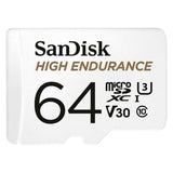SanDisk High Endurance UHS-I MicroSDXC Memory Card with SD Adapter and 100MBPS Read Speed (64GB)