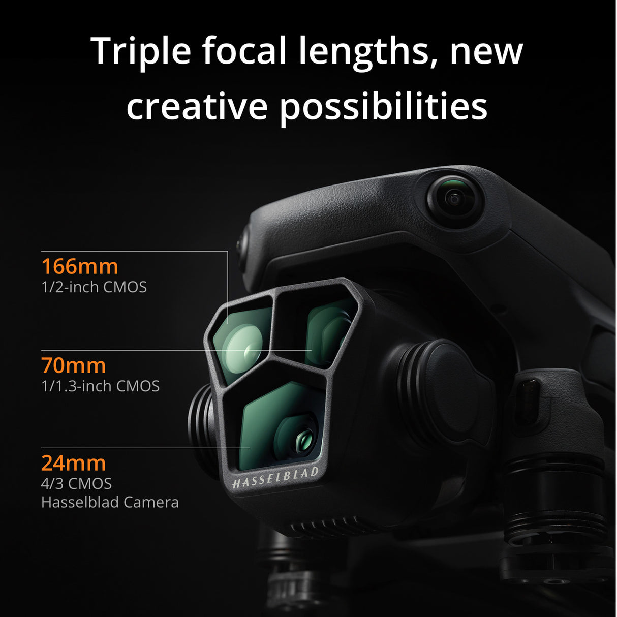 DJI Mavic 3 Pro 4/3 CMOS Triple Camera System Fly More Combo with RC Pro and Power 500 Power Station
