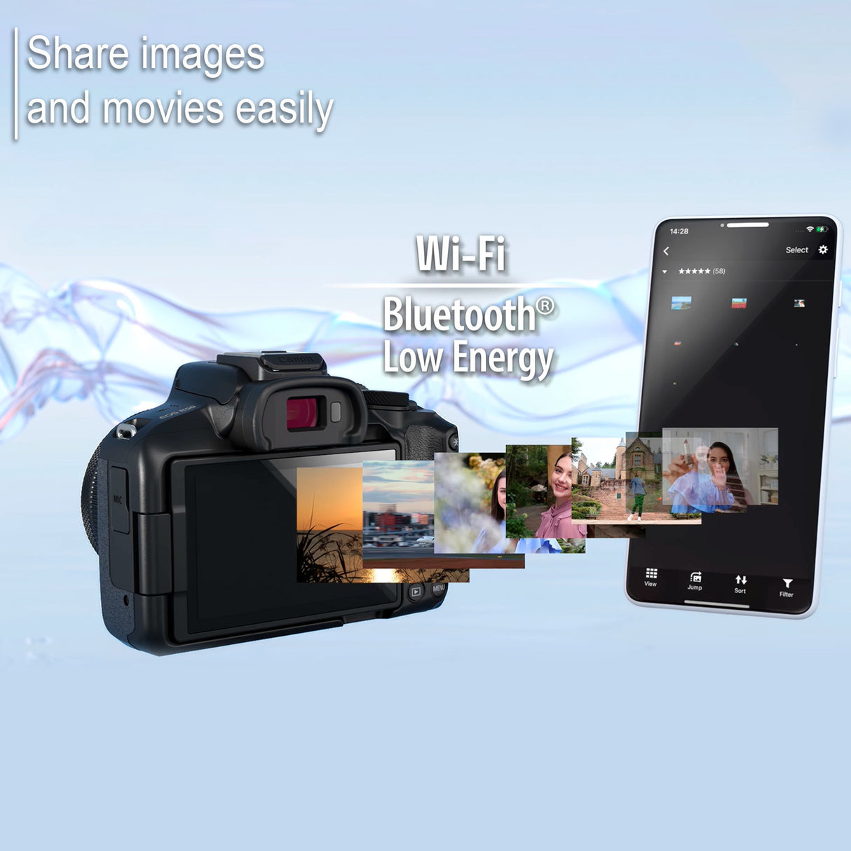 Canon EOS R50 Mirrorless Camera with 18-45mm Lens (Black)