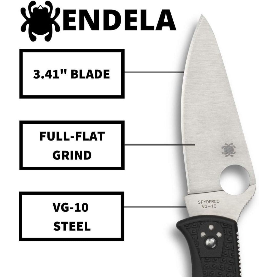 Spyderco Folding Knife Endela (Open Box)