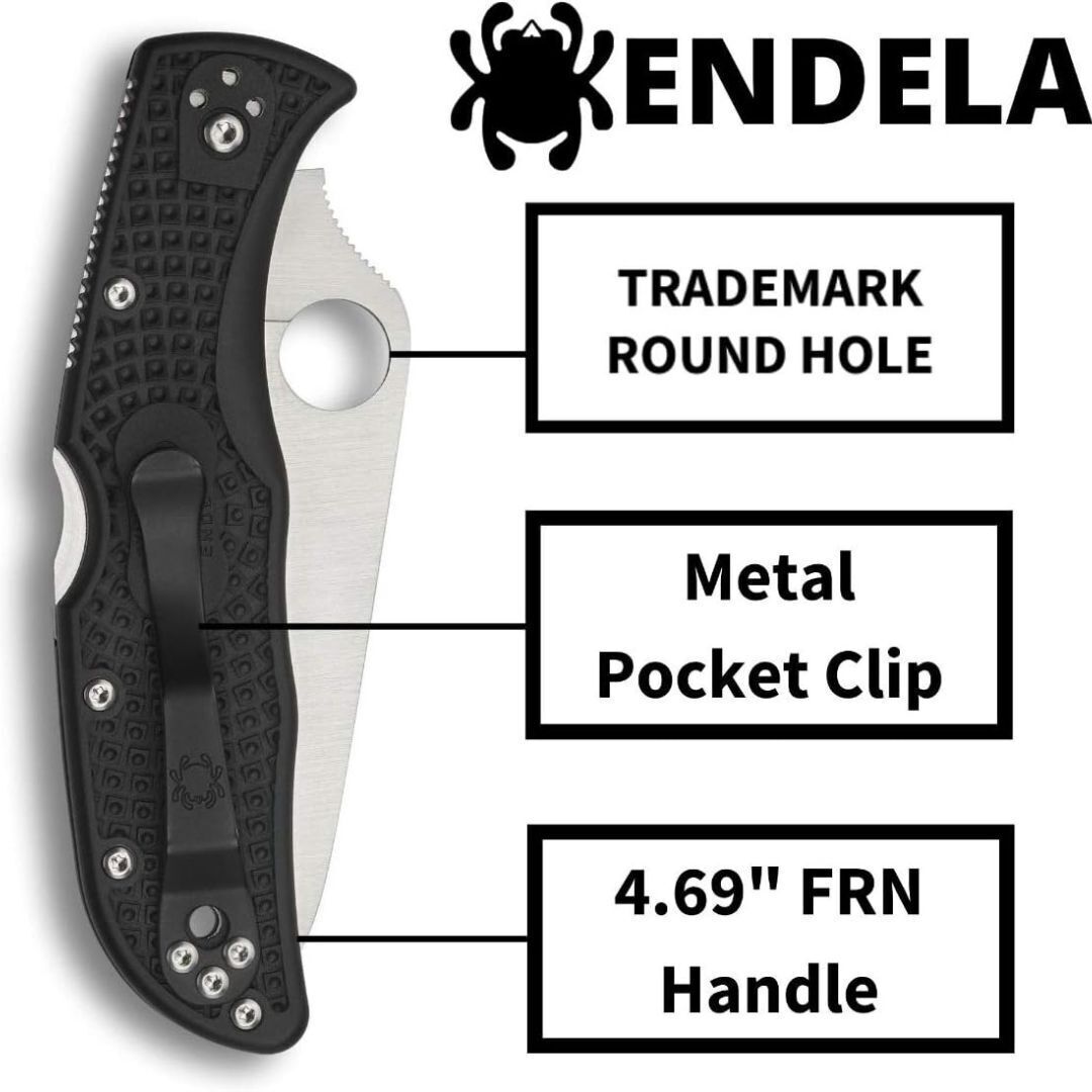 Spyderco Folding Knife Endela (Open Box)