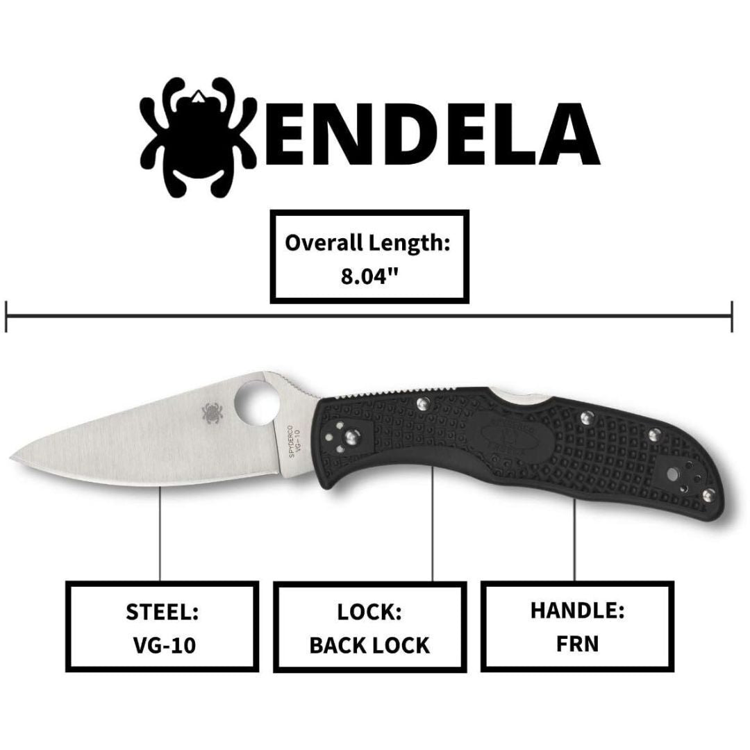 Spyderco Folding Knife Endela (Open Box)