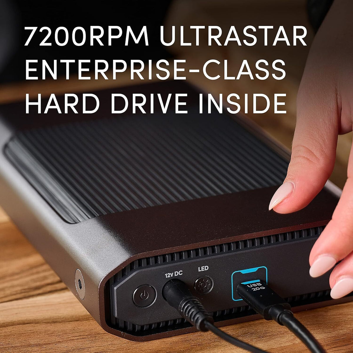 SanDisk Professional G-Drive Hard Drive with USB-C 10GBPS Interface (22TB) Bundle