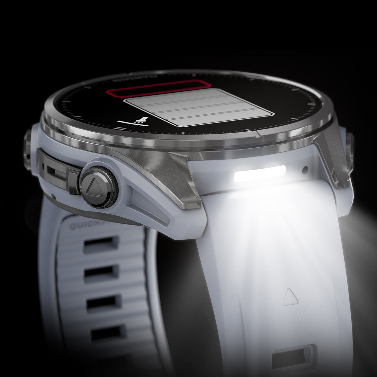 Garmin Fenix 8 43mm GPS Smartwatch with 1.3-Inch AMOLED Display (Silver and Whitestone)