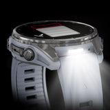 Garmin Fenix 8 43mm GPS Smartwatch with 1.3-Inch AMOLED Display (Silver and Whitestone)