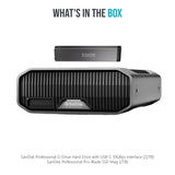 SanDisk Professional G-Drive Hard Drive with USB-C 10GBPS Interface (22TB) Bundle