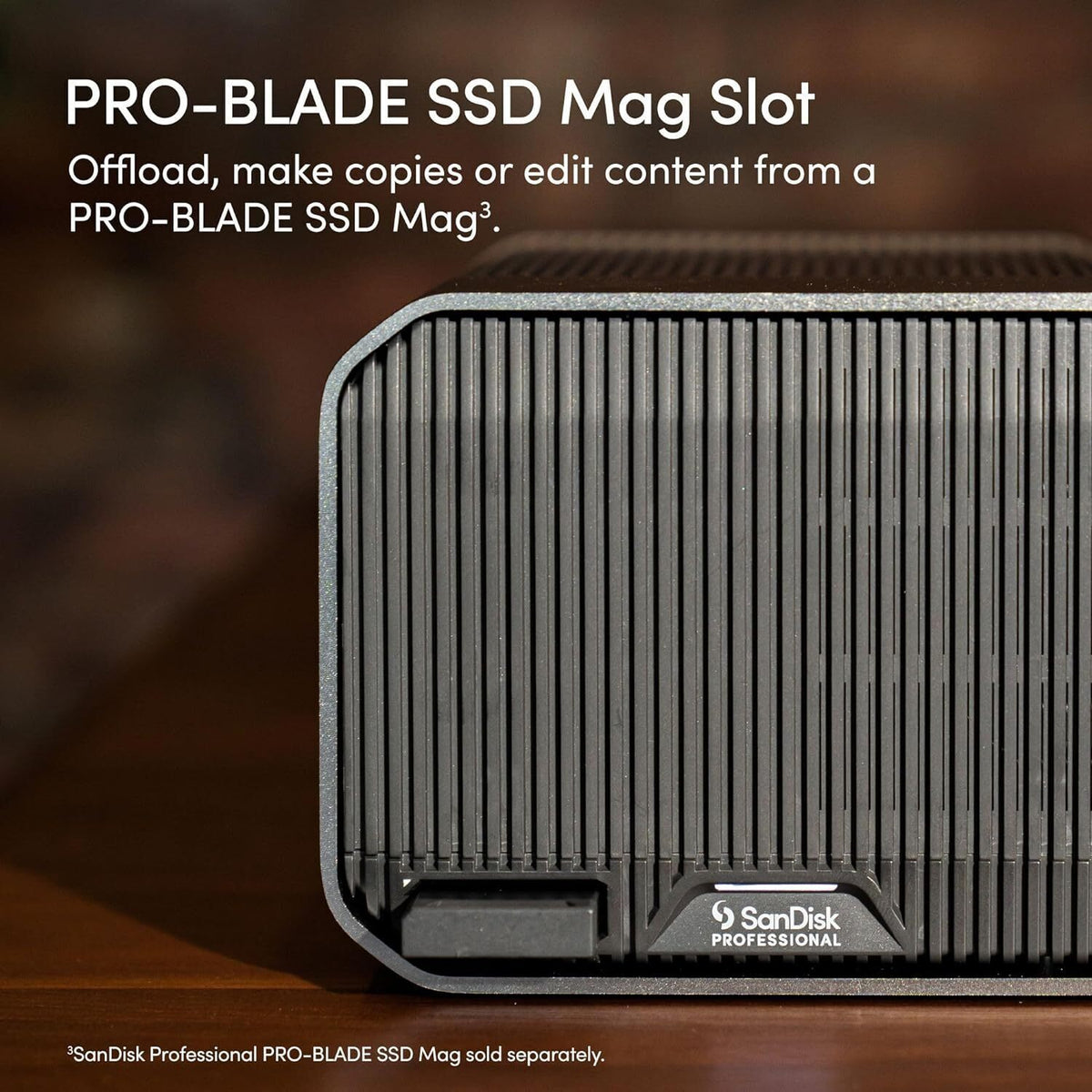 SanDisk Professional G-RAID Mirror External Hard Disk Drive with Pro-Blade SSD Slot (36TB) Bundle