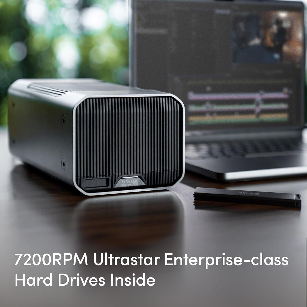 SanDisk Professional G-RAID Mirror External Hard Disk Drive with Pro-Blade SSD Slot (36TB) Bundle