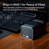 SanDisk Professional G-RAID Mirror External Hard Disk Drive with Pro-Blade SSD Slot (36TB) Bundle