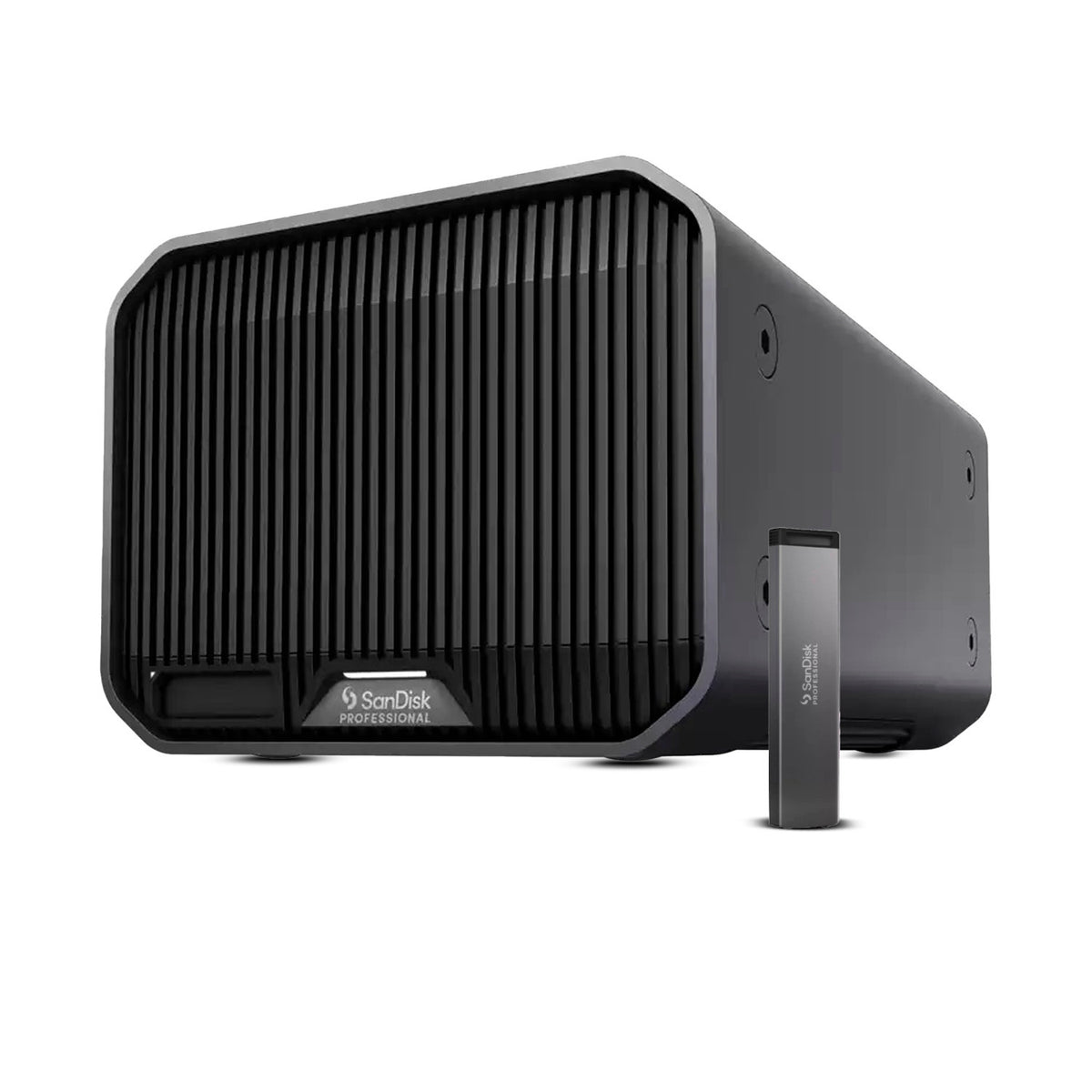 SanDisk Professional G-RAID Mirror External Hard Disk Drive with Pro-Blade SSD Slot (36TB) Bundle