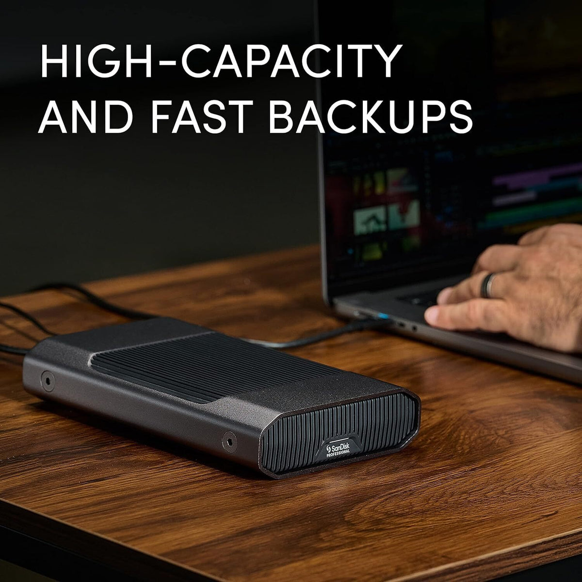 SanDisk Professional G-DRIVE Hard Drive with USB-C 10Gbps Interface (22TB)