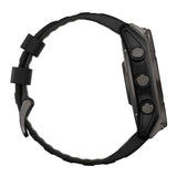 Garmin fenix 8 Sapphire Solar 51mm Smartwatch with Built-In LED Flashlight (Black and Pebble Gray)