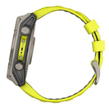 Garmin fenix 8 Sapphire Solar 51mm Smartwatch with Built-In LED Flashlight (Amp Yellow and Graphite)