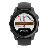 Garmin Fenix E 47mm GPS Smartwatch with 1.3-Inch AMOLED Display (Slate Gray Steel and Black)