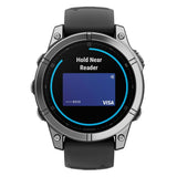 Garmin Fenix E 47mm GPS Smartwatch with 1.3-Inch AMOLED Display (Stainless Steel and Black)