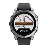Garmin Fenix E 47mm GPS Smartwatch with 1.3-Inch AMOLED Display (Stainless Steel and Black)