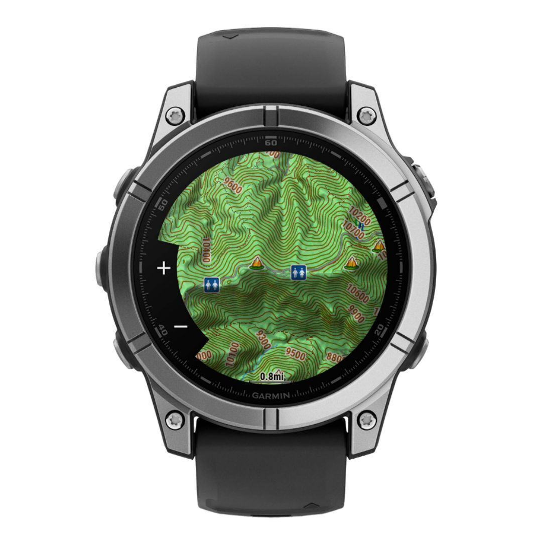 Garmin Fenix E 47mm GPS Smartwatch with 1.3-Inch AMOLED Display (Stainless Steel and Black)