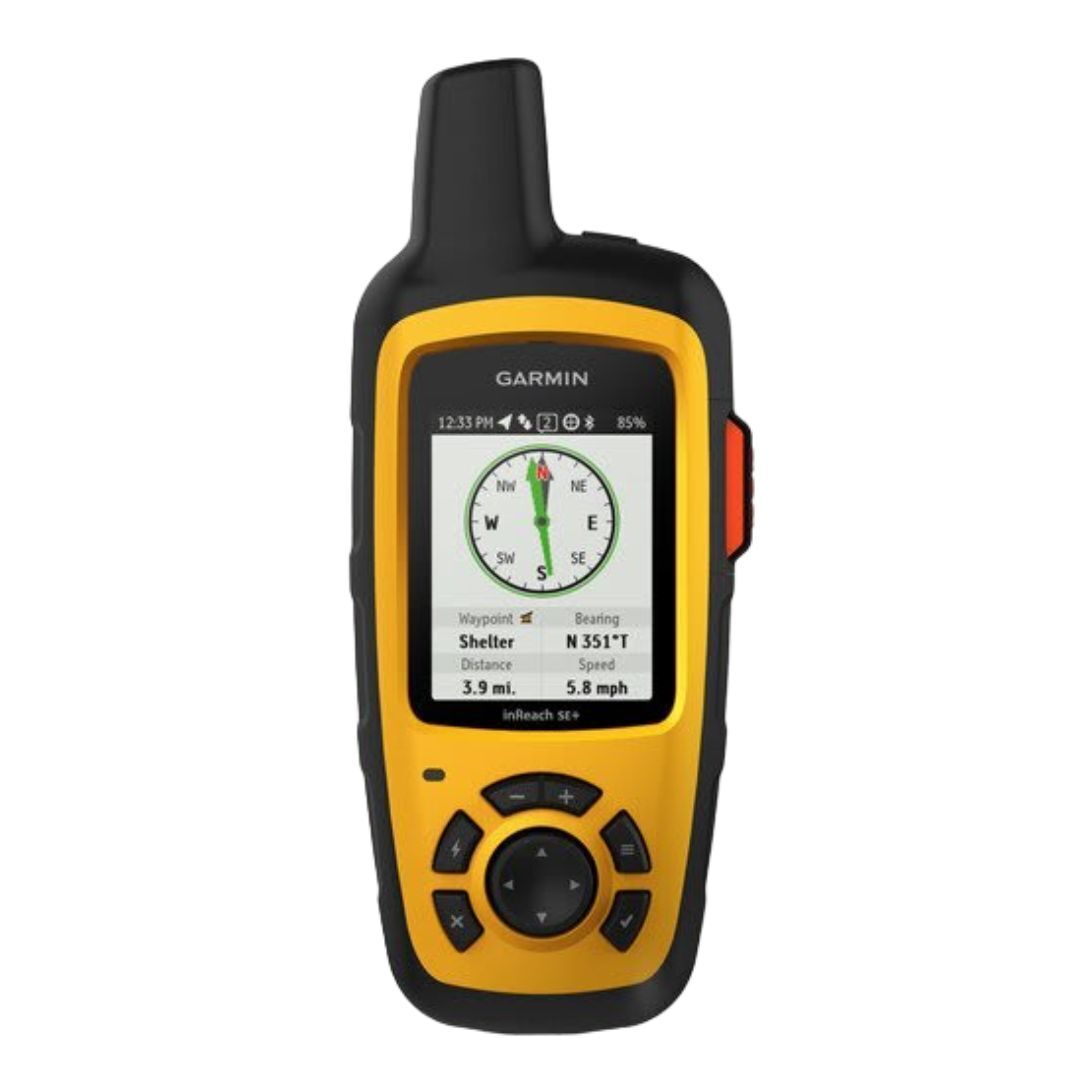 Garmin inReach SE Plus Handheld Satellite Communicator with Iridium Satellite Support (Black-Yellow)