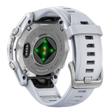Garmin Fenix 8 43mm GPS Smartwatch with 1.3-Inch AMOLED Display (Silver and Whitestone)