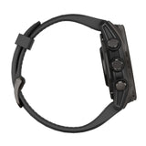 Garmin Fenix 8 43mm GPS Smartwatch (Carbon Gray DLC Titanium and Black-Pebble Gray)