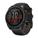 Garmin Fenix 8 Sapphire 47mm GPS Smartwatch with 1.4-Inch AMOLED Display (Black and Pebble Gray)