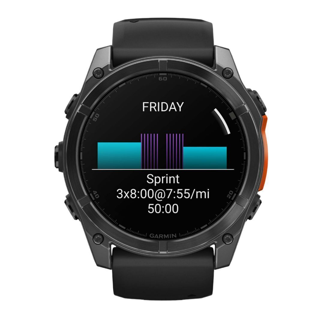 Garmin Fenix 8 51mm GPS Smartwatch with 1.4-Inch AMOLED Display (Slate Gray and Black)