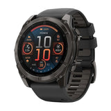 Garmin Fenix 8 Sapphire 51mm GPS Smartwatch with 1.4-Inch AMOLED Display (Black and Pebble Gray)