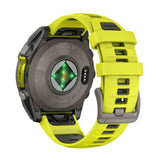 Garmin fenix 8 Sapphire Solar 47mm Smartwatch with Built-In LED Flashlight (Amp Yellow and Graphite)