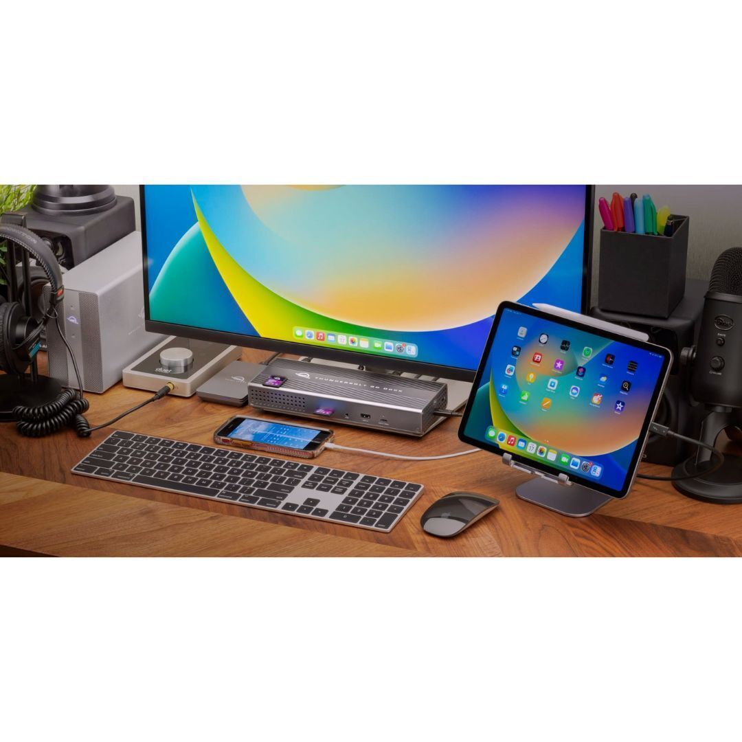 OWC Thunderbolt Go Dock with USB 2.0 Port, HDMI 2.1 Port and 2.5 Gigabit Ethernet Port (Space Gray)